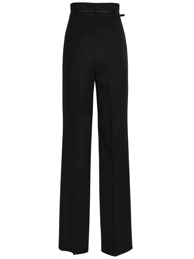 Black Pedroni Wool Pants PERDONI 003 - MAX MARA - BALAAN 3