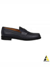 Granville Grained Calfskin Loafers Navy - DIOR - BALAAN 2