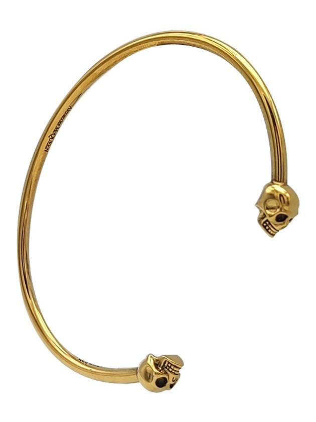 Twin Skull Bracelet Gold - ALEXANDER MCQUEEN - BALAAN 4