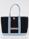 RWB Striped Canvas Small Tote Bag Navy - THOM BROWNE - BALAAN 2