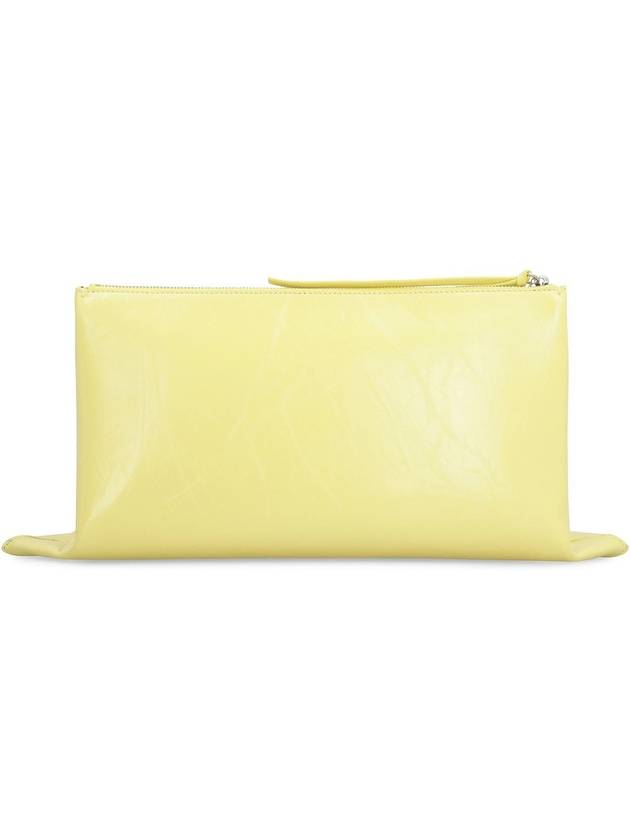 Clutch Pouch J08WF0003P5635 744 YELLOW - JIL SANDER - BALAAN 5