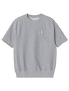 T9596 806 Reverse Weave C Logo Men s Short Sleeve T Shirt - CHAMPION - BALAAN 1