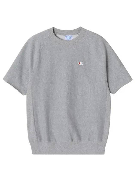 T9596 806 Reverse Weave C Logo Men s Short Sleeve T Shirt - CHAMPION - BALAAN 1