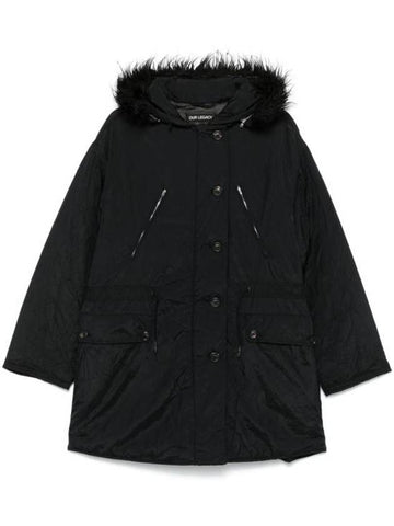 Subtle Hooded Parka Black - OUR LEGACY - BALAAN 1