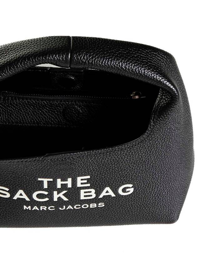 'The Mini Sack' Black Handbag With Logo In Leather Woman - MARC JACOBS - BALAAN 5