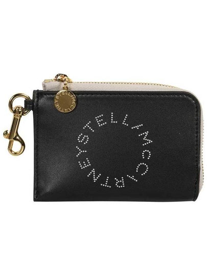 Two-Tone Alter Napa Card Wallet Black - STELLA MCCARTNEY - BALAAN 2