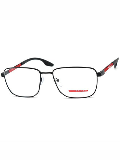 Eyewear Linearosa Logo Square Glasses Black - PRADA - BALAAN 2