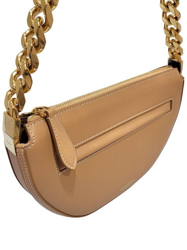 Women s 8051485 Olympia Warm Sand Leather Gold Chain Mini Shoulder Bag - BURBERRY - BALAAN 6