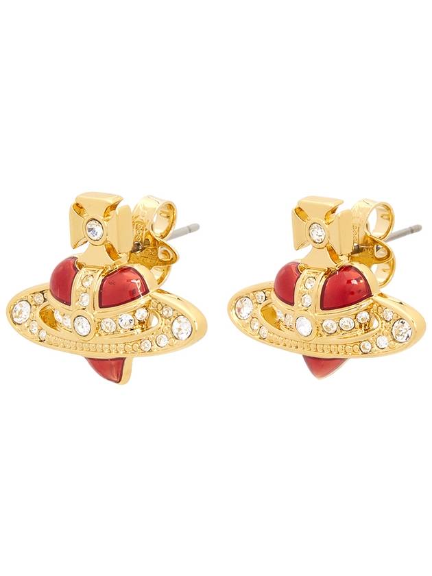 New Diamante Heart Earrings - VIVIENNE WESTWOOD - BALAAN 2