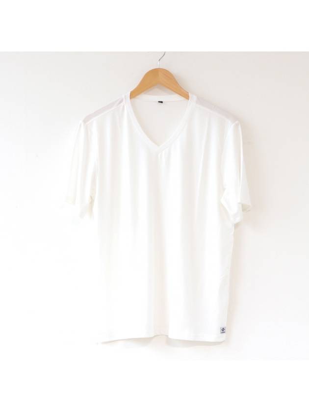 SPGVBOSN Functional V-neck Short Sleeve Tee White - SUPENER - BALAAN 4