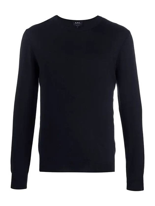 King Merino Wool Knit Top Dark Navy - A.P.C. - BALAAN 2