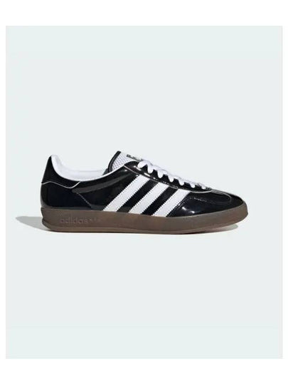 Gazelle Indoor Patent Leather Low Top Sneakers Black - ADIDAS - BALAAN 2