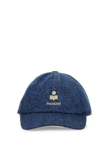 Tomas Baseball Cap Blue - ISABEL MARANT - BALAAN 1