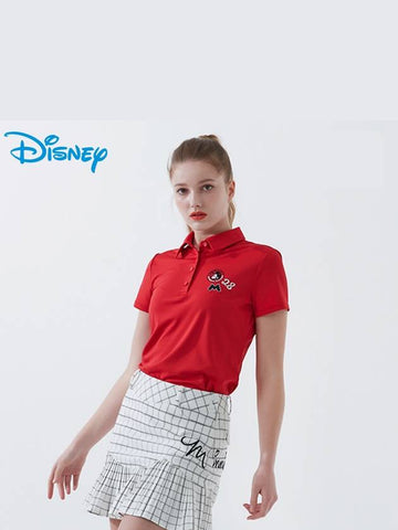 Cooling Functional PK Short Sleeve Collar T-Shirt HL2LTS092 - DISNEY GOLF - BALAAN 1