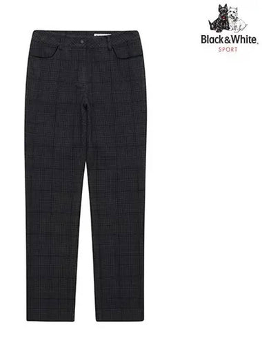 check pattern basic size 10 pants 5033LXWRDARK GRAY - BLACK&WHITE - BALAAN 1