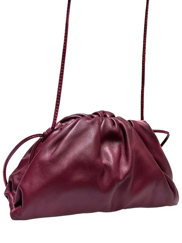 Women s 585852 Mini Pouch Dumpling Bag Burgundy Color Cross - BOTTEGA VENETA - BALAAN 2