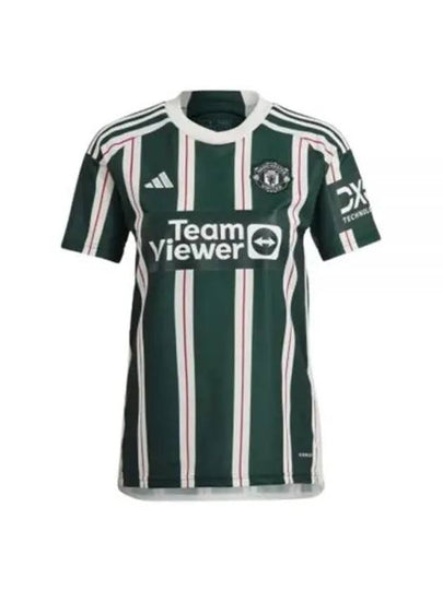 Manchester United 202324 Away Jersey Short Sleeve T-Shirt Green - ADIDAS - BALAAN 2