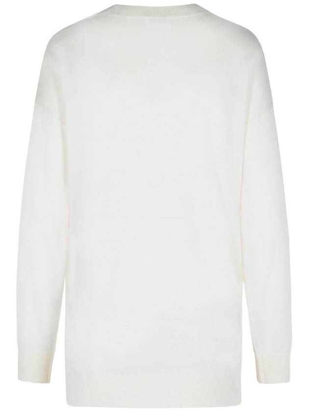 P.A.R.O.S.H. 'Over' Cream Wool Blend Sweater - P.A.R.O.S.H. - BALAAN 3