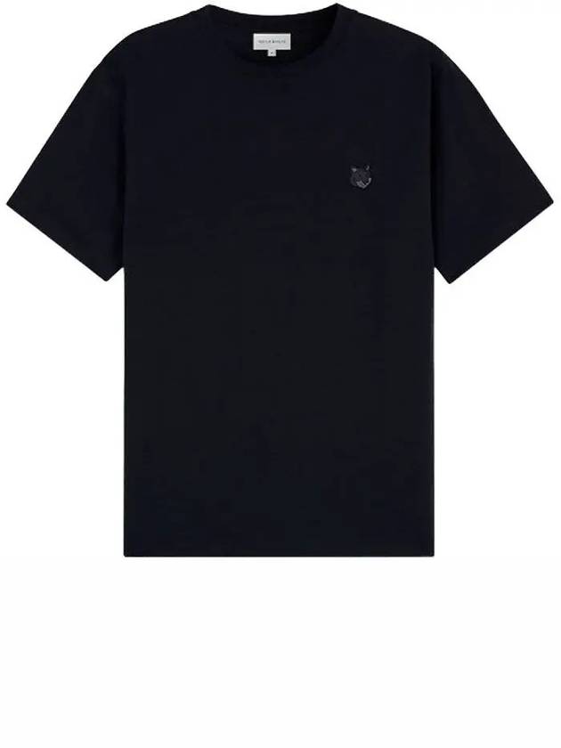 Bold Fox Head Patch Comfort Short Sleeve T-Shirt Black - MAISON KITSUNE - BALAAN 4