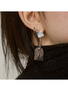 SILVER DROP EARRING GD earrings - TIBAEG - BALAAN 1