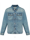 Logo Label Denim Jacket Blue - TOM FORD - BALAAN 6