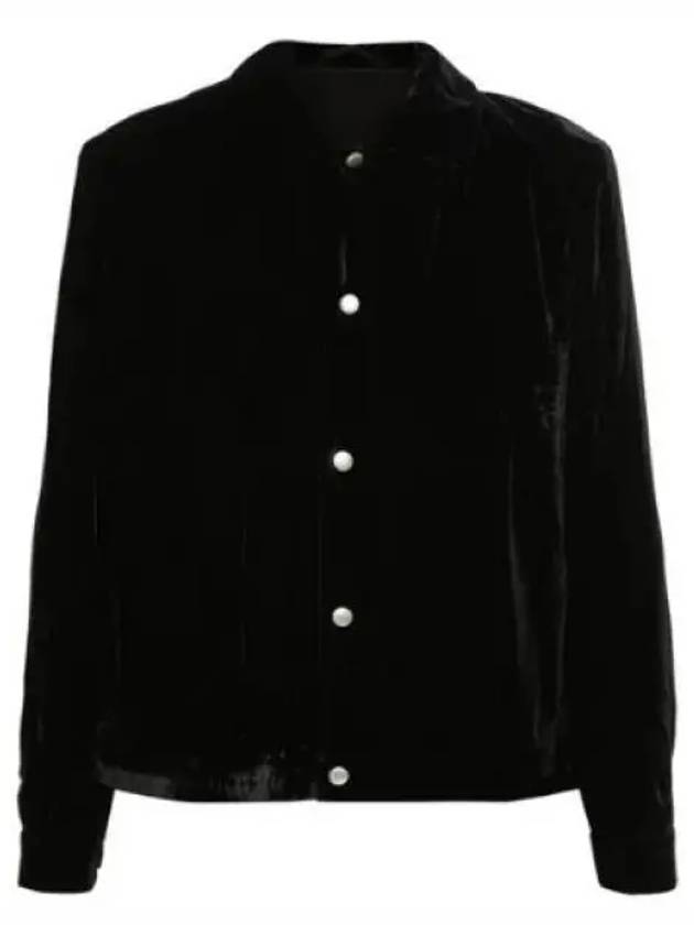 24 ENZO JACKET MIDNIGHT VELOUR - SEFR - BALAAN 1