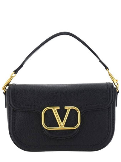 Alltime Soft Grain Calfskin Shoulder Bag Black - VALENTINO - BALAAN 2