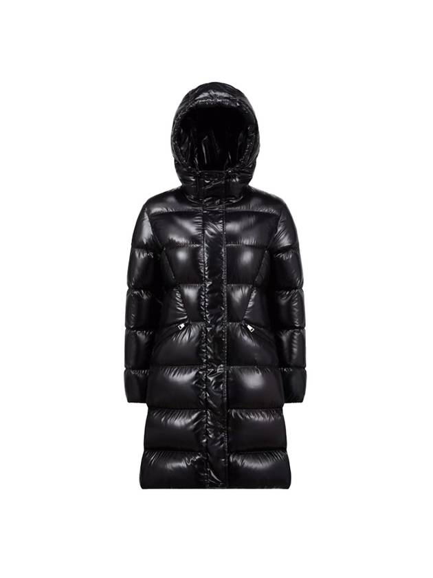 Women Bellevue Black Long Down Padding 1C00038 5963V 999 - MONCLER - BALAAN 1