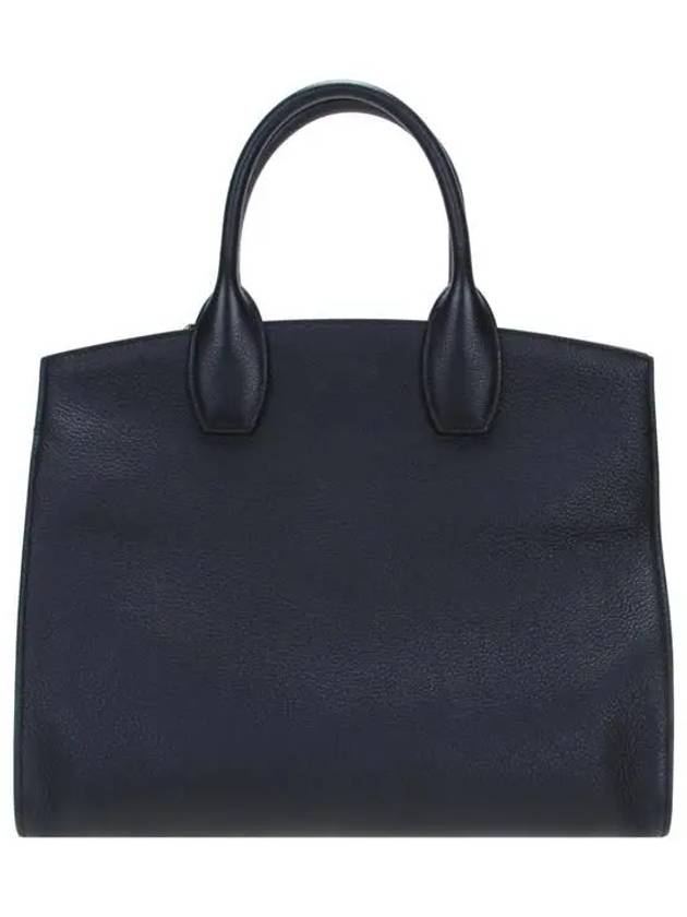 Studio Soft Tote Bag Black - SALVATORE FERRAGAMO - BALAAN 4