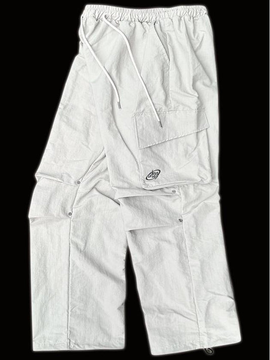 Nylon Cargo Parachute Wide Pants Cream - DRUG PRODUCT - BALAAN 2