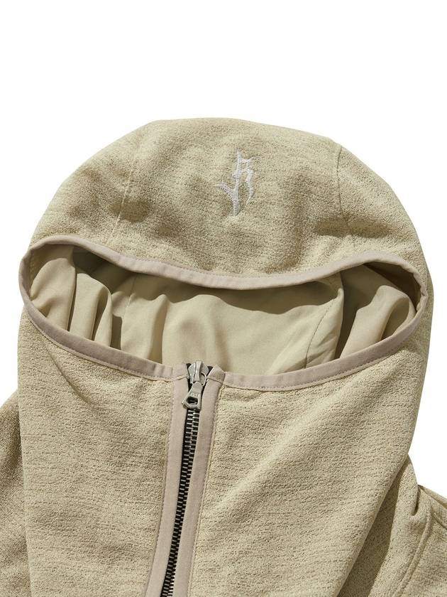 GRZ TYPE ST ZIP UP HOODIE BEIGE - LIBERE - BALAAN 3