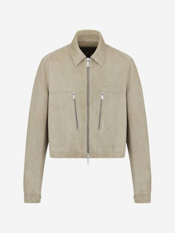 Flight jacket lambskin gray - DIOR - BALAAN 1