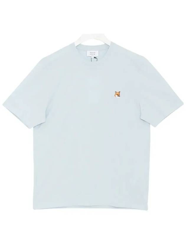 Fox Head Patch Classic Short Sleeve T-Shirt Clear Blue - MAISON KITSUNE - BALAAN 3