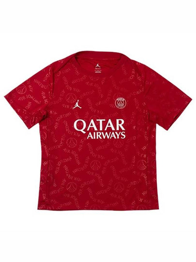 Paris Saint-Germain Academy Pro Fourth Jordan Dri-FIT Football Short Sleeve T-Shirt Red - NIKE - BALAAN 2