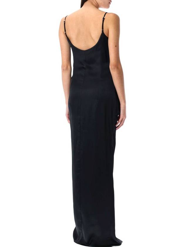 The Attico Satin Long Dress - THE ATTICO - BALAAN 2