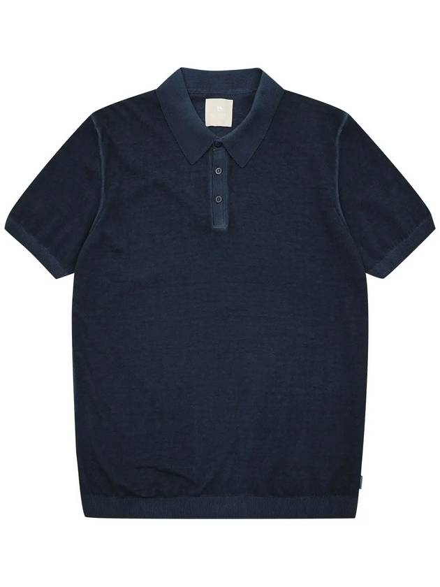 Men's Solid Collar Short Sleeve TShirt MMSWM5T33 771 - AT.P.CO - BALAAN 7