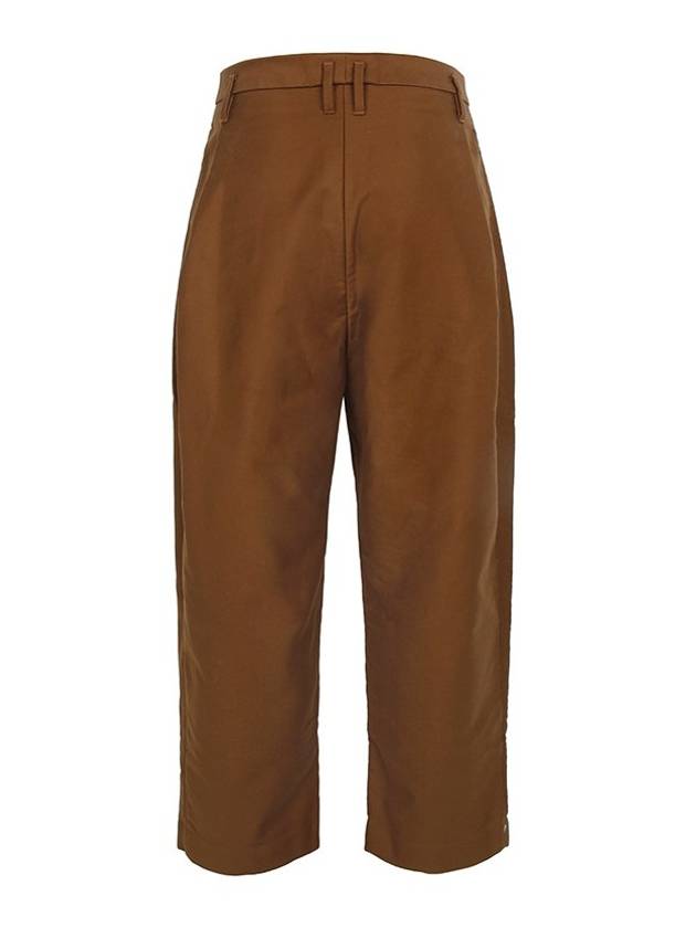 Rust Brown 6 Pleated Pants SS22P42RUSTCOT RUSTBROWN - HED MAYNER - BALAAN 3