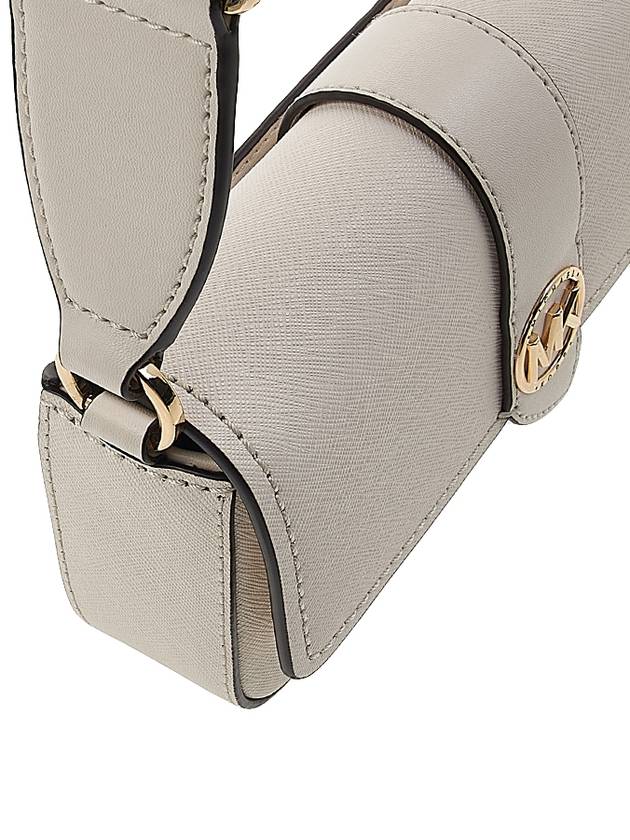 Greenwich Small Saffiano Leather Sling Cross Bag White - MICHAEL KORS - BALAAN 8