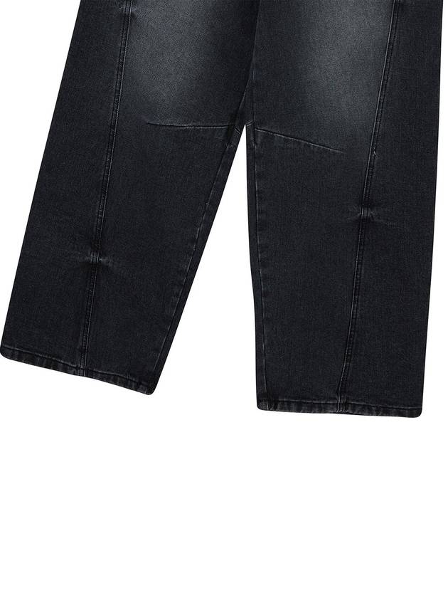 Engineered wide fit denim black - THE GREEN LAB - BALAAN 3