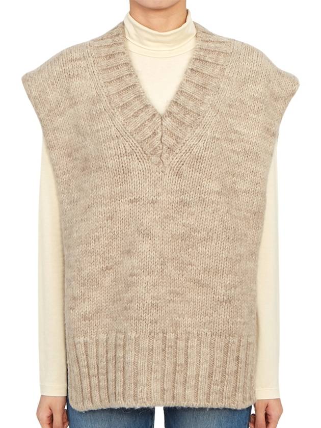 Botanical Dye Knit Vest Light Brown - MAISON MARGIELA - BALAAN 2