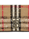 TB Logo Check Bouclé Mini Lola Cross Bag Beige - BURBERRY - BALAAN 6