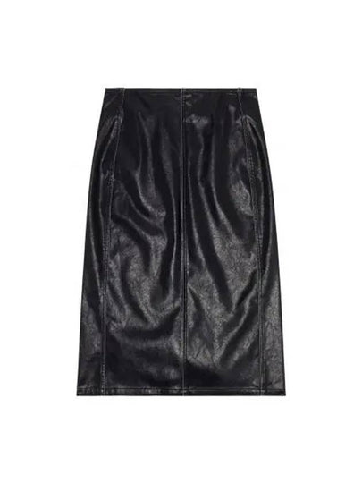 O-Taten Midi A-Line Skirt Black - DIESEL - BALAAN 2