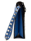 Rockstud Flap ClutchJW2B0399NBD L31 Blue - VALENTINO - BALAAN 3