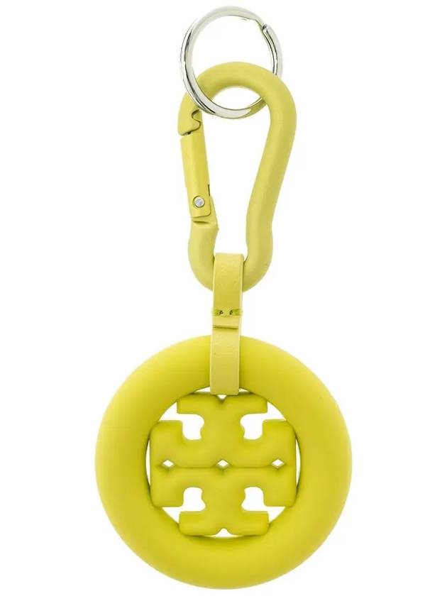 Puffed Up Logo Key Holder Yellow - TORY BURCH - BALAAN 3