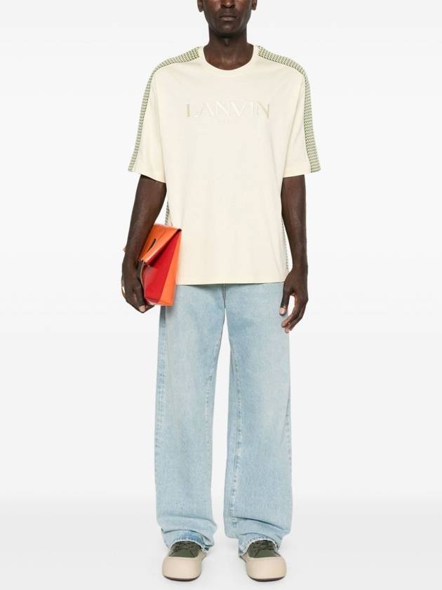 LANVIN T-SHIRT BRODÉ LANVIN SIDE CURB - LANVIN - BALAAN 2