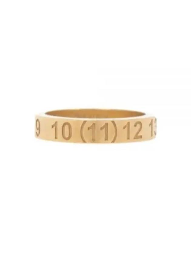 Numerical Engraved Logo Ring Gold - MAISON MARGIELA - BALAAN 2