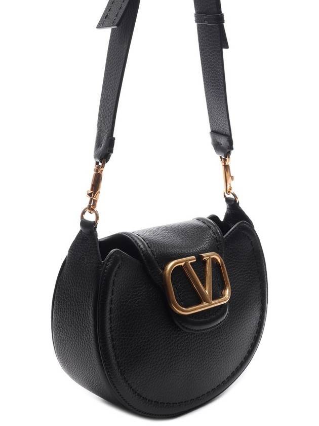 Garavani V Logo Shoulder Bag Black - VALENTINO - BALAAN 4