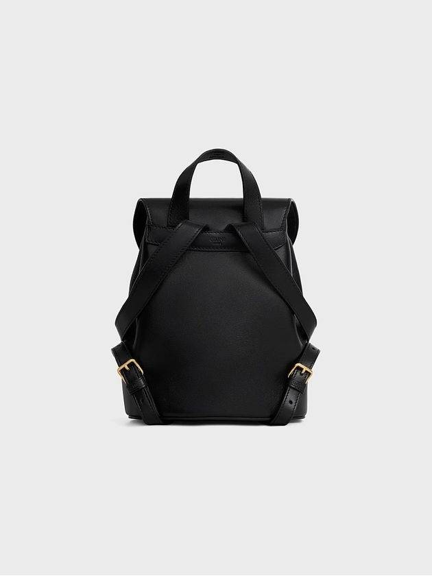 Bonnie Smooth Calfskin Backpack Black - CELINE - BALAAN 4