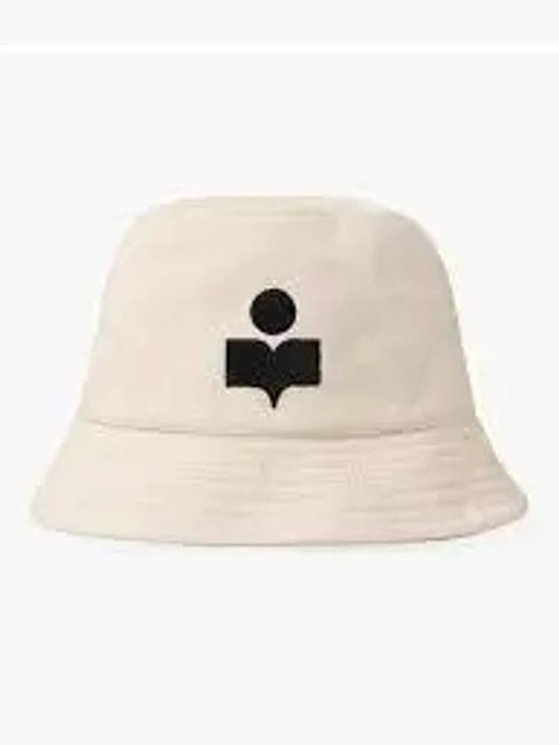 Hailey Embroidered Logo Bucket Hat Ecru - ISABEL MARANT - BALAAN 2