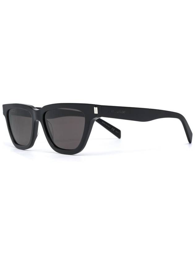 SL 46 Logo Sunglasses Black - SAINT LAURENT - BALAAN 4